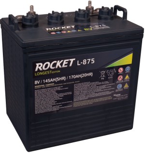 Rocket L-875 - 8V 170Ah Deep Cycle Nassbatterie