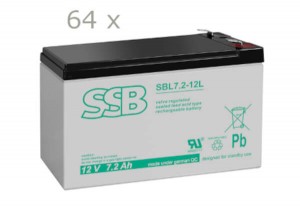 Batteriesatz für APC Silcon DP310E (longlife)