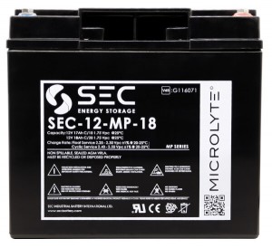 SEC-12-MP-18 AGM Batterie | 12V 18Ah VdS