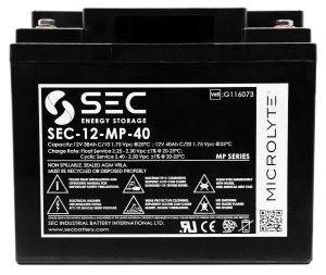 SEC-12-MP-40 AGM Batterie | 12V 40Ah VdS