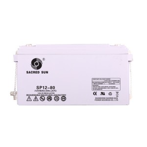 Sacred Sun SP12-80 AGM Batterie 12V 80Ah Long Life Akku