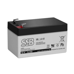 SSB SB1.2-12 Akku / Batterie - 12V 1,2Ah AGM