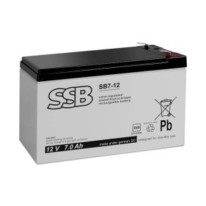 SSB SB7-12 Akku / Batterie - 12V 7.0Ah AGM VdS
