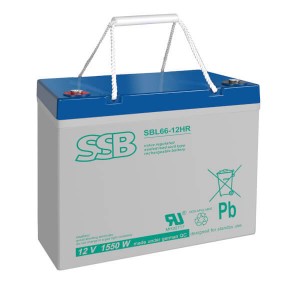SSB SBL66-12HR Akku / Batterie - 12V 1550W AGM High Rate