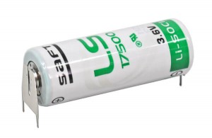 Saft Lithium Batterie LS17500 | 3PF + Pol Doppelspieß / - Pol Einzelspieß