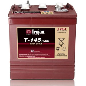 Trojan T-145 PLUS 6V 260Ah Deep Cycle Nassbatterie