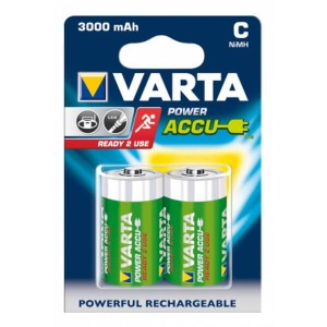 Varta Power Accu C NiMh 1,2V | 3000 mAh 2er Blister 56714