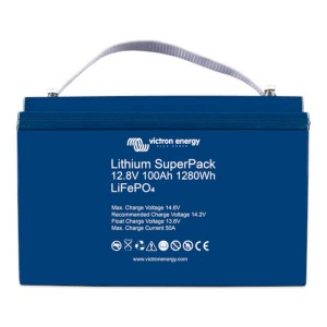 Victron Energy Lithium SuperPack 12.8V 100Ah LiFePO4 Batterie