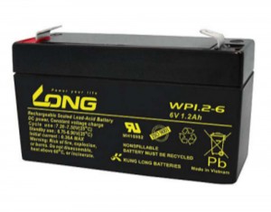 Kung Long WP1.2-6 6V 1,2Ah Blei-Akku / AGM Batterie