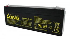 Kung Long WP2.2-12 12V 2,2Ah Blei-Akku / AGM Batterie mit VdS-Zulassung