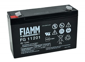 Fiamm FG11201 6V 12Ah Blei-Akku / AGM Batterie