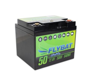FLYBAT 50 Lithium LiFePO4-Akku - 12,8V | 50Ah