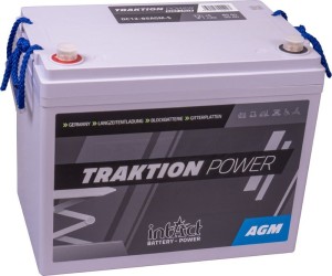 intAct DC12-85AGM-S | 12V 95Ah Deep-Cycle Batterie