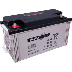 intAct Block-Power BP12-120 | 12V 132,2Ah AGM Batterie