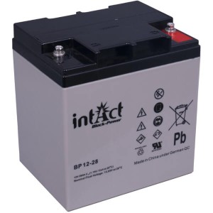 intAct Block-Power BP12-28 | 12V 28Ah AGM Batterie