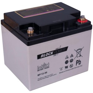 intAct Block-Power BP12-50 | 12V 52,6Ah AGM Batterie