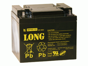 Kung Long WP45-12 12V 45Ah Blei-Akku / AGM Batterie mit VdS-Zulassung