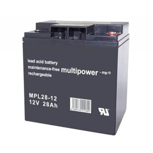 Multipower MPL28-12 - 12V 28Ah AGM Akku LongLife