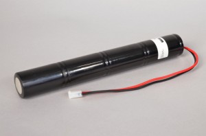 NiCd Notbeleuchtung Akku 4,8V | 4500mAh Stab mit Kabel und Stecker Typ 2