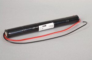 NiCd Notbeleuchtung Akku 6V / 1600mAh (1,6Ah) Stab mit Kabel