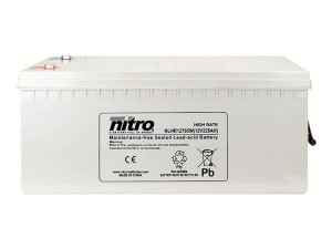 nitro NLHR12765W Batterie / Akku - 12V 225Ah AGM High Rate