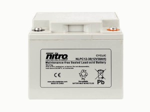 nitro NLPC12-38 Batterie / Akku - 12V 38Ah AGM Cyclic