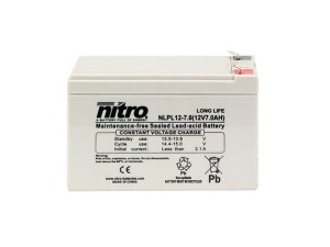 nitro NLPL12-7.0 Batterie / Akku - 12V 7Ah AGM Long Life