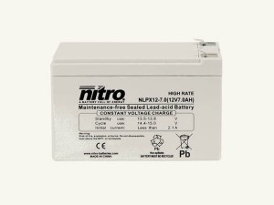 nitro NLPX12-7.0 Batterie / Akku - 12V 7,0Ah AGM High Rate