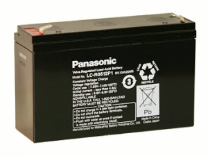 Panasonic LC-R0612P1 6V 12Ah Blei-Akku / AGM Batterie