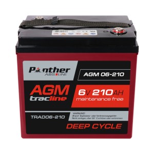Panther ABS-Line AGM 06-210 tracline TRAD06-210 | 6V 210Ah Deep-Cycle Batterie