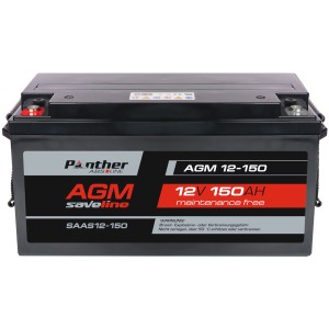 Panther ABS-Line AGM 12-150 saveline SAAS12-150 | 12V 150Ah Batterie