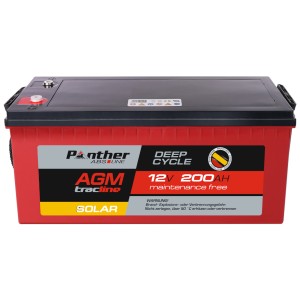 Panther AGM tracline TRASO12-200 Solar | 12V 200Ah Deep-Cycle Batterie