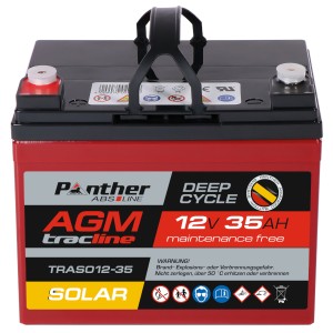 Panther AGM tracline TRASO12-35 Solar | 12V 35Ah Deep-Cycle Batterie