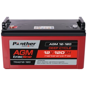 Panther ABS-Line AGM 12-120 tracline TRAD12-120 | 12V 120Ah Deep-Cycle Batterie