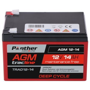 Panther ABS-Line AGM 12-14 tracline TRAD12-14 | 12V 14Ah Deep-Cycle Batterie