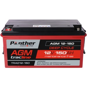 Panther ABS-Line AGM 12-150 tracline TRAD12-150 | 12V 150Ah Deep-Cycle Batterie
