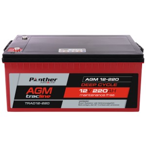 Panther ABS-Line AGM 12-220 tracline TRAD12-220 | 12V 220Ah Deep-Cycle Batterie