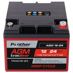 Panther ABS-Line AGM 12-24 tracline TRAD12-24 | 12V 24Ah Deep-Cycle Batterie