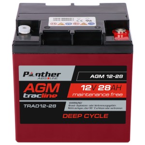 Panther ABS-Line AGM 12-28 tracline TRAD12-28 | 12V 28Ah Deep-Cycle Batterie