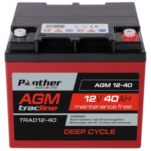 Panther ABS-Line AGM 12-40 tracline TRAD12-40 | 12V 40Ah Deep-Cycle Batterie