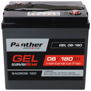 Panther saveline GEL 06-180 SAGS06-180 | 6V 180Ah GEL-Batterie