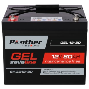 Panther saveline GEL 12-80 SAGS12-80 | 12V 80Ah GEL-Batterie