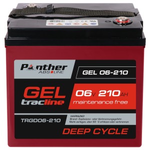 Panther ABS-Line GEL 06-210 tracline TRGD06-210 | 6V 210Ah Deep-Cycle Batterie
