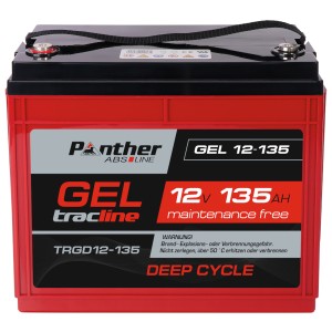 Panther ABS-Line GEL 12-135  tracline TRGD12-135 | 12V 135Ah Deep-Cycle Batterie