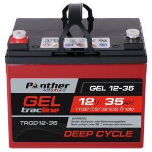 Panther ABS-Line GEL 12-35  tracline TRGD12-35 | 12V 35Ah Deep-Cycle Batterie