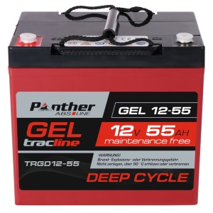 Panther ABS-Line GEL 12-55  tracline TRGD12-55 | 12V 55Ah Deep-Cycle Batterie