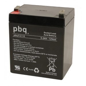 pbq 5.2-12 AGM Bleiakku - 12V 5,2Ah Allzweckbatterie