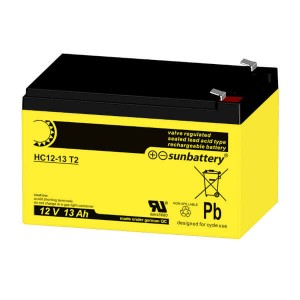 SUN Battery HC12-13 T2 (12V / 13Ah) AGM Batterie
