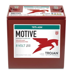 Trojan Motive T875-AGM 8V 160Ah Deep-Cycle AGM Batterie