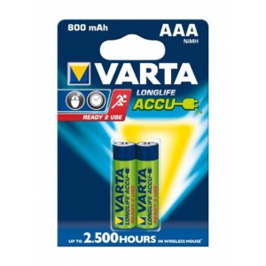 Varta Power Accu AAA NiMh 1,2V | 800 mAh 2er Blister 56703